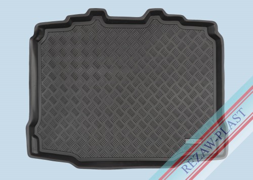 Trunk mat PE with rubber surface fits to: Skoda YETI 2009 - 2017