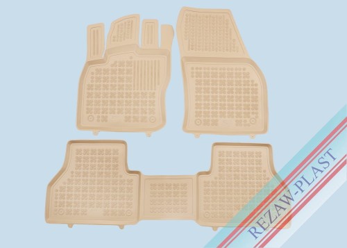 Dywaniki podłogowe beżowe pasują do: Ford TOURNEO CONNECT III 2022 -, GRAND TOURNEO CONNECT III 2022 -, Volkswagen CADDY V 2021 -, CADDY MAXI V 2021 -