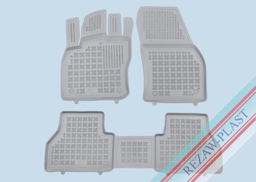 Dywaniki podłogowe szare pasują do: Ford TOURNEO CONNECT III 2022 -, GRAND TOURNEO CONNECT III 2022 -, Volkswagen CADDY V 2021 -, CADDY MAXI V 2021 -