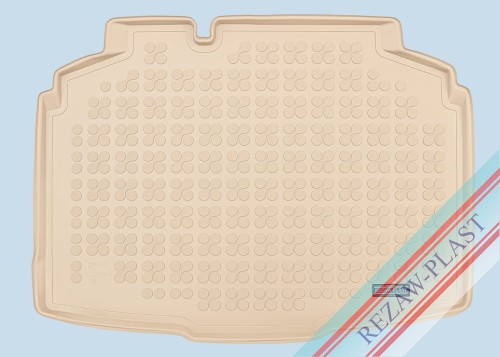 Mata bagażnika TPE (gumowa) beżowa pasuje do: Skoda FABIA IV 2021 -