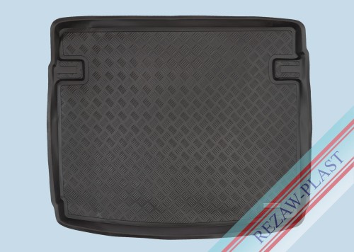 Trunk mat PE with rubber surface fits to: Volkswagen CADDY V 2021 -