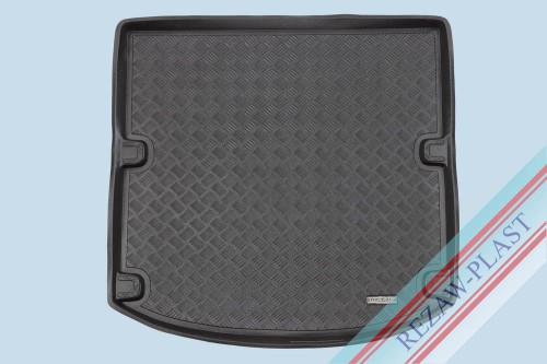 Trunk mat PE with rubber surface fits to: Audi A4 IV B9 2015 -