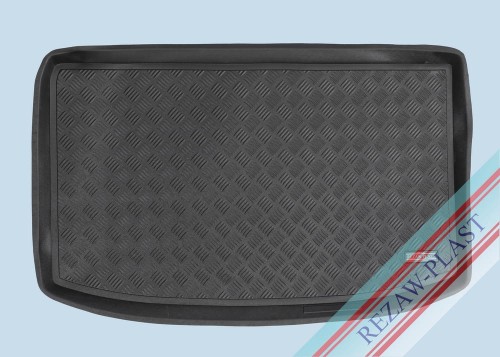Trunk mat PE with rubber surface fits to: Kia VENGA 2009 - 2017