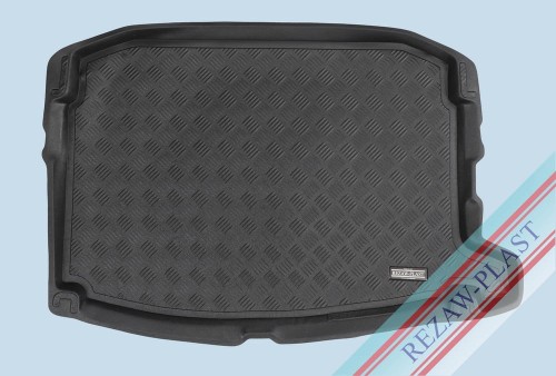 Trunk mat PE with rubber surface fits to: Seat LEON IV (MK4) 2020 -, Cupra LEON 2020 - 2024