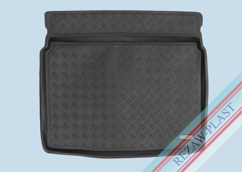 Trunk mat PE with rubber surface fits to: Audi Q3 II 2018 - 