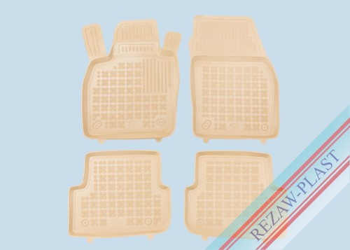 Dywaniki podłogowe beżowe pasują do: Skoda FABIA IV 2021 -