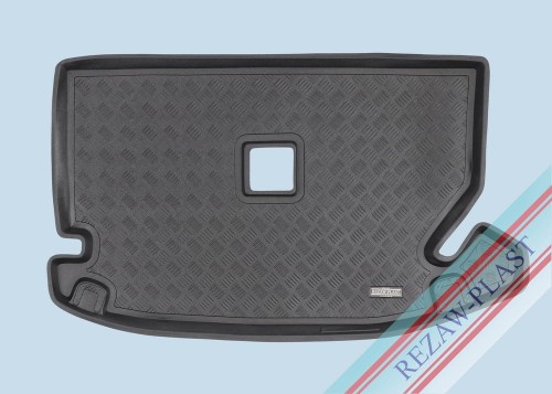 Trunk mat PE with rubber surface fits to: Renault DACIA LODGY I 2017 - 2020