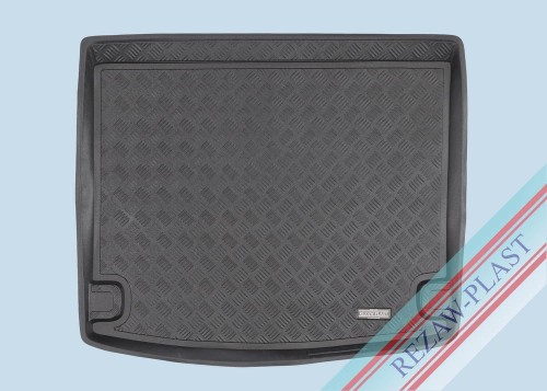 Trunk mat PE with rubber surface fits to: Skoda KAROQ 2017 -