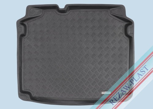Trunk mat PE with rubber surface fits to: Skoda SCALA 2019 -