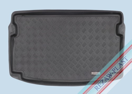 Trunk mat PE with rubber surface fits to: Audi A1 II GB 2018 -