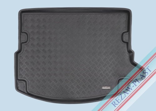 Trunk mat PE with rubber surface fits to: Land Rover DISCOVERY SPORT 2014 -