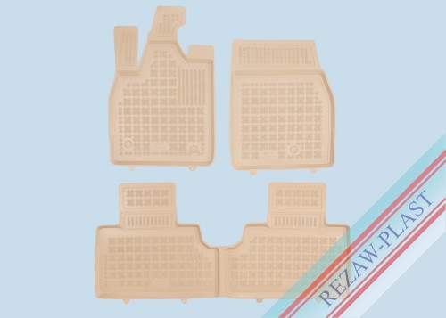 Floor mats beige fit to: Ford MUSTANG MACH - E 2020 -