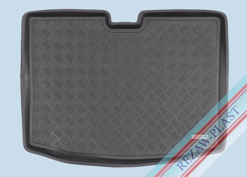 Trunk mat PE with rubber surface fits to: Renault CAPTUR II 2019 -