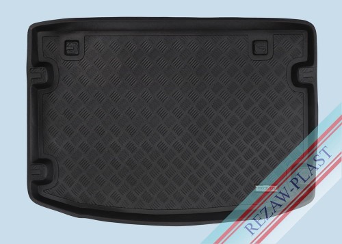 Trunk mat PE with rubber surface fits to: Kia VENGA 2009 - 2017