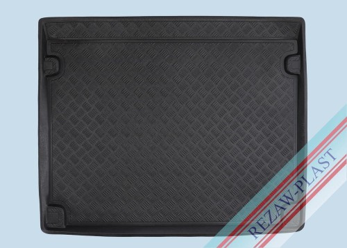 Trunk mat fits to: Citroen BERLINGO III, Fiat DOBLO III, E - DOBLO III, Opel COMBO E, Peugeot RIFTER, E - RIFTER, Toyota PROACE CITY VERSO