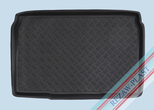 Trunk mat fits to: Opel CORSA F VI 2019 -, CORSA-e 2019 -, Peugeot 208 II 2019 -, e-208 2019 -