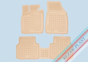 Dywaniki podłogowe beżowe pasują do: Audi Q4 E-TRON 2021 -