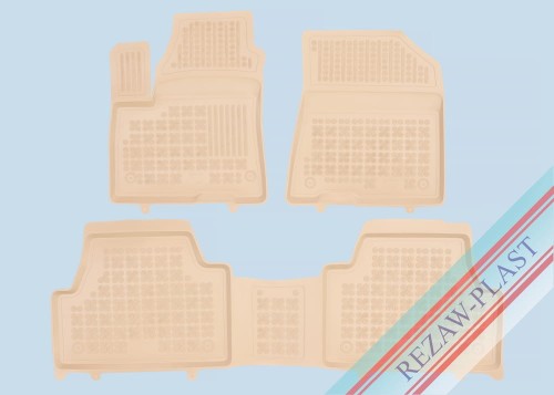 Floor mats beige fit to: Kia E - SOUL III 2020 -