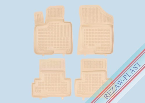 Floor mats beige fit to: Hyundai TUCSON IV 2020 -, Kia SPORTAGE V 2021 - 