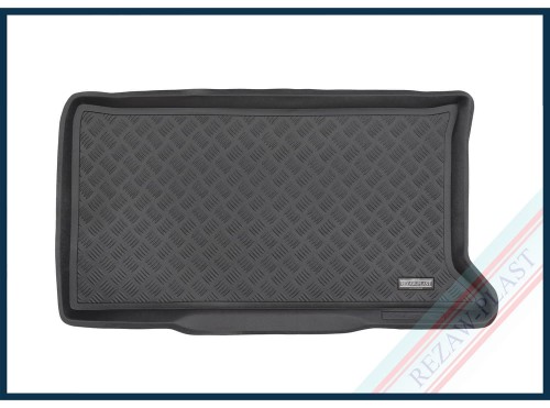 Trunk mat PE with rubber surface fits to: Ford KA II 2008 - 2016