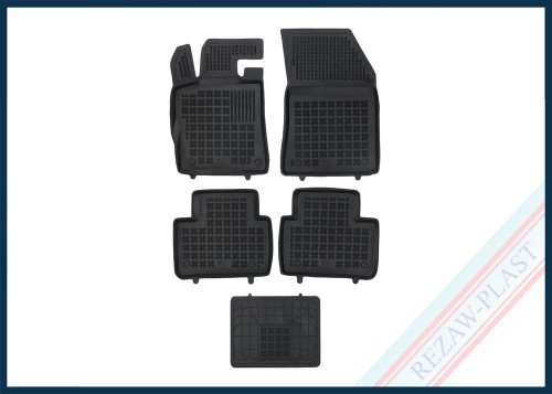 Dywaniki podłogowe czarne pasują do: Opel ASTRA L VI 2021 -, Peugeot 308 III SW 2021 -