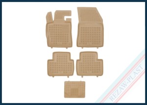 Dywaniki podłogowe beżowe pasują do: Opel ASTRA L VI 2021 -, Peugeot 308 III SW 2021 -