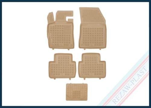 Floor mats beige fit to: Opel ASTRA L VI 2021 -, Peugeot 308 III SW 2021 -