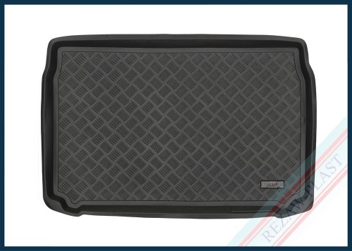 Trunk mat PE with rubber surface fits to: Citroen DS3 CROSSBACK 2019 - 