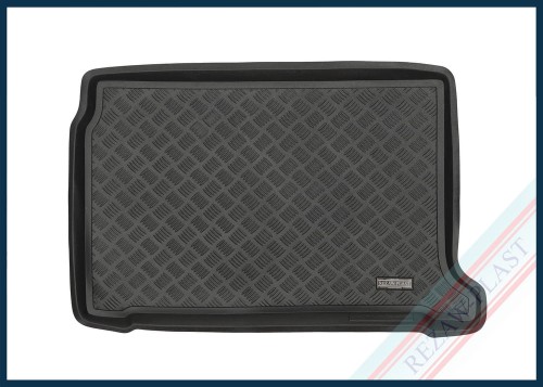 Trunk mat PE with rubber surface fits to: Citroen DS3 CROSSBACK 2019 - 