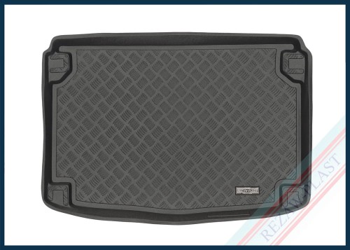 Trunk mat PE with rubber surface fits to: Kia E - SOUL III 2020 -