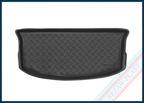 Trunk mat fits to: Opel AGILA B II 2008 - 2014, Suzuki SPLASH 2008 - 2014