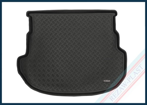 Mata bagażnika PE z gumową powłoką pasuje do: Mazda 6 I 2002 - 2008