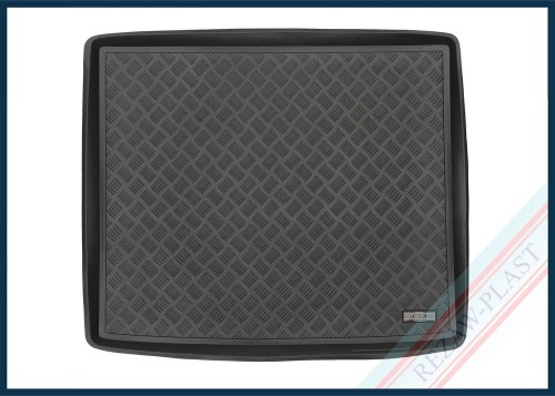 Trunk mat PE with rubber surface fits to: Jeep CHEROKEE KL 2019 - 2022