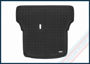 Trunk mat black fits to: Skoda FABIA III 2014 - 2021