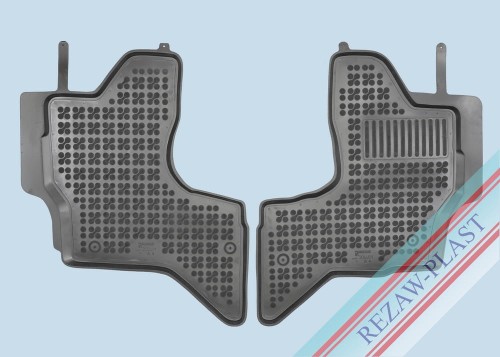 Floor mats black fit to: Piaggio PORTER Np6 2020 -