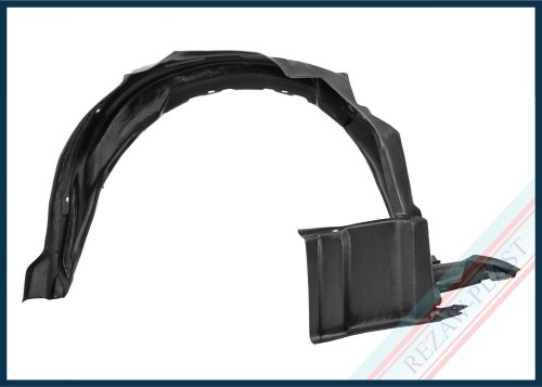Inner fender fits to: Citroen C1 I 2005 - 2014, Peugeot 107 2005 - 2014