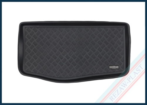 Trunk mat PE with rubber surface fits to: Kia PICANTO III 2017 -