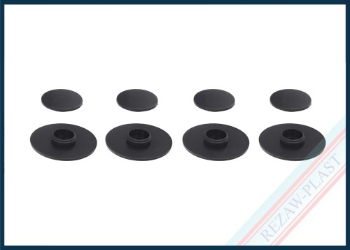 Stopery - Tesla, kompatybilne z autami z welurową wykładziną pętelkową