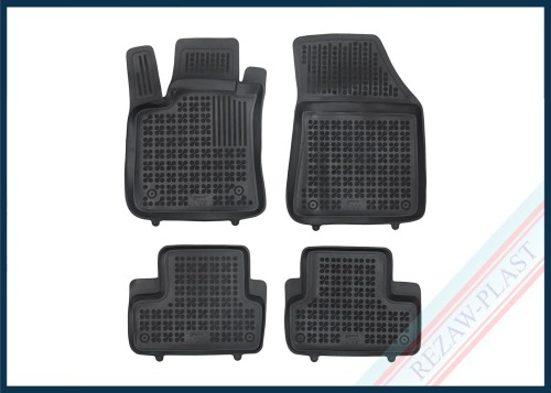 Floor mats black fit to: Renault MEGANE IV 2016 -, Renault MEGANE IV E-TECH 2020 -