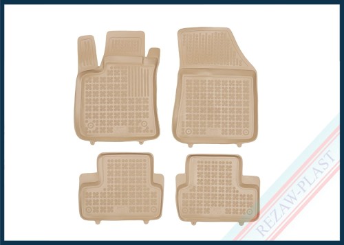 Floor mats beige fit to: Renault MEGANE IV 2016 -, Renault MEGANE IV E-TECH 2020 -