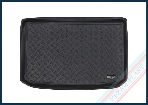 Trunk mat PE with rubber surface fits to: Renault CAPTUR II E-TECH 2022 -