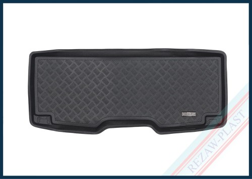 Trunk mat PE with rubber surface fits to: Volkswagen MULTIVAN T7 2021 -