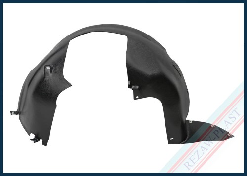 Inner fender fits to: Fiat FIORINO III 2007 -, QUBO 2007 - 2020, Peugeot BIPPER 2007 -