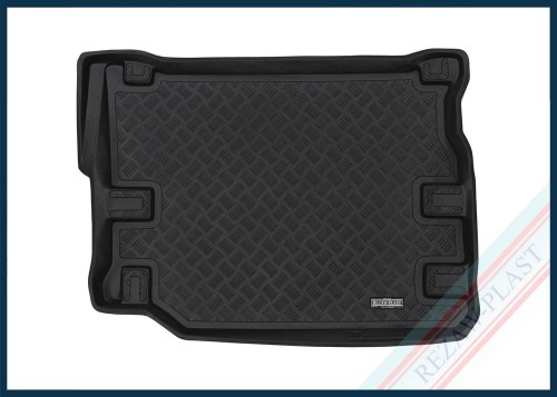 Trunk mat PE with rubber surface fits to: Jeep WRANGLER UNLIMITED JL 2018 -