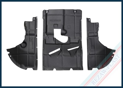 Osłona dolna silnika - komplet pasuje do: Citroen JUMPER II 2018 - 2021, Fiat DUCATO III 2018 - 2021, Peugeot BOXER III 2018 - 2021