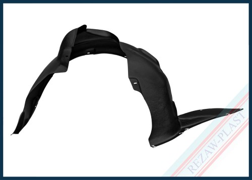 Inner fender fits to: Skoda FABIA II 2007 - 2014, ROOMSTER 2006 - 2015