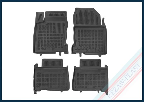 Floor mats black fit to: Lexus NX I 2014 - 2021