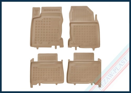 Floor mats beige fit to: Lexus NX I 2014 - 2021
