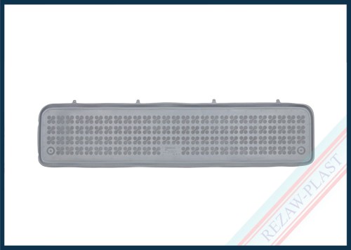 Dywanik podłogowy szary pasuje do: Uniwersalny 29x127