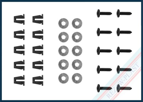 Clips for installation to the engine cover Opel ASTRA I F, II G, III H, SIGNUM, VECTRA B, C, ZAFIRA A, B